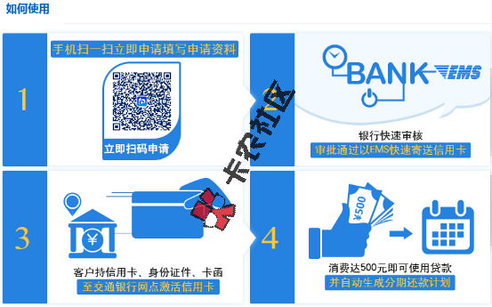 交通银行天使贷出高额度方法技巧2 / 作者:卡农小编 / 
