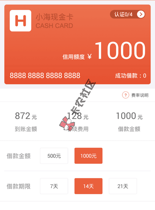 最新小口子無視黑白,類似現金白卡,額度1000元!