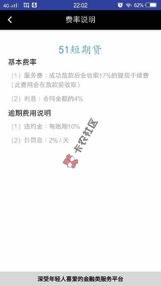 51短期贷，逾期一天了，这利息瞬间不想还89 / 作者:苦笑 / 