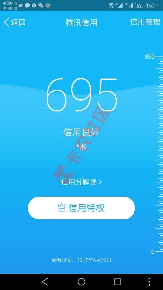 强开开通腾讯信用技术,有信用分离微粒贷就不远了。16 / 作者:yssgdhr / 