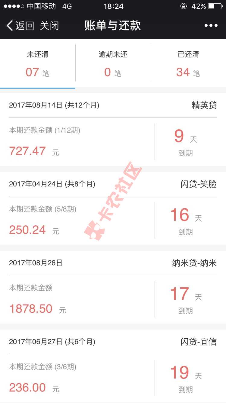 今天把美借的分期还清，以为可以鲁出来，结83 / 作者:13971249555 / 