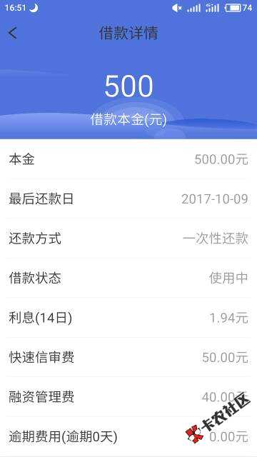 为什么借1000只给500！口子:友借有95 / 作者:怪人丶 / 