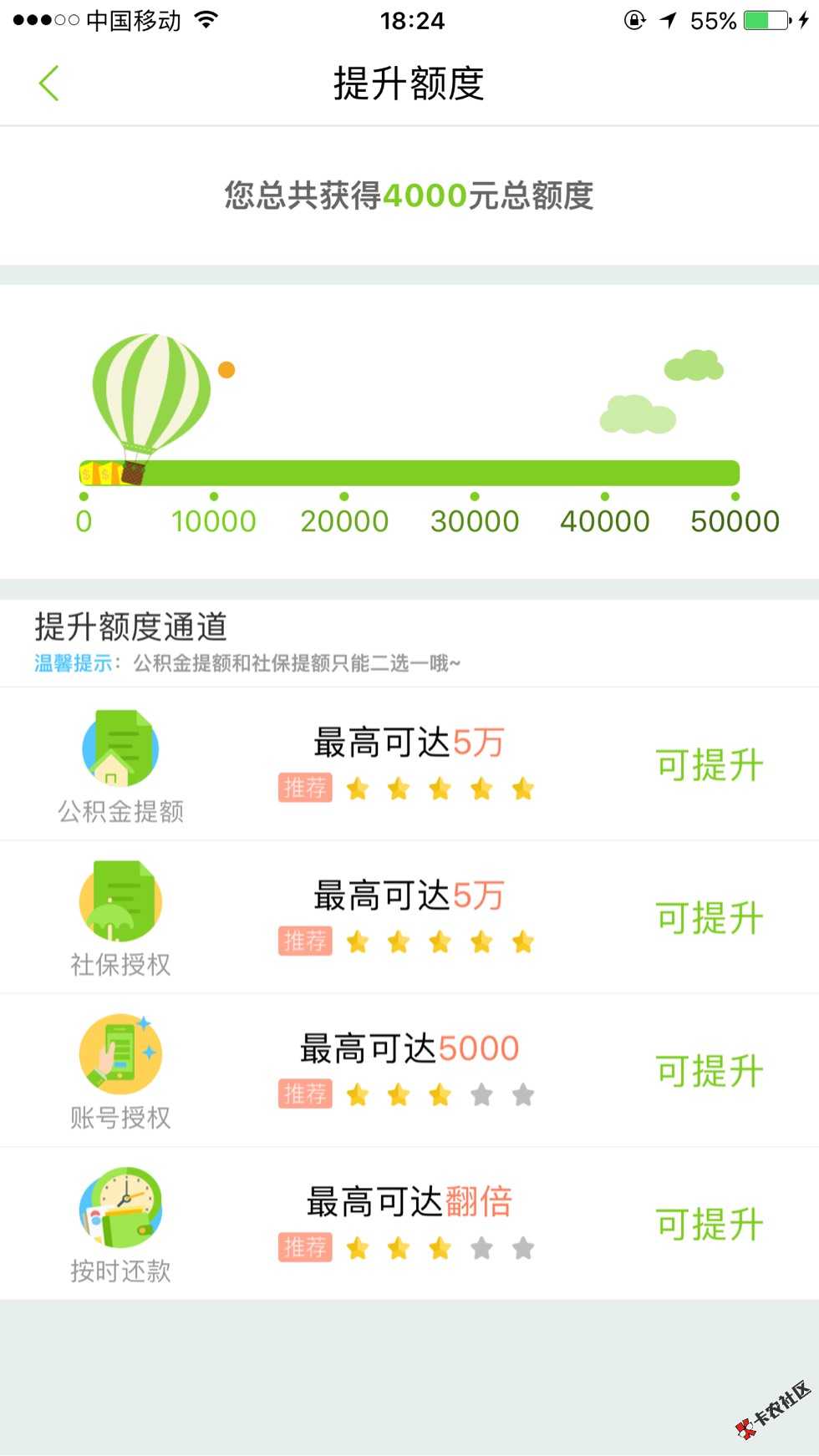 卡卡贷，额度低，认证的40 / 作者:Leow816 / 