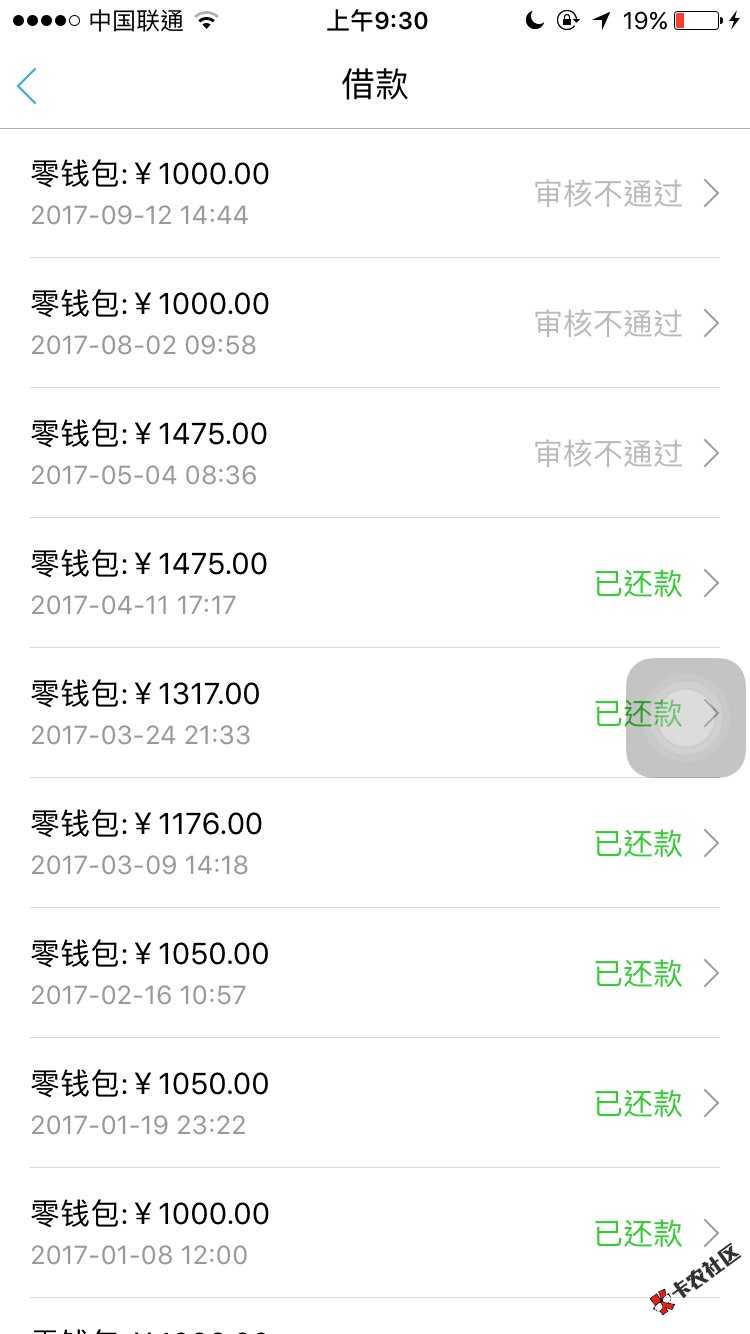 突然想起来，撸不了白卡的可以试一下员工贷69 / 作者:yango2 / 