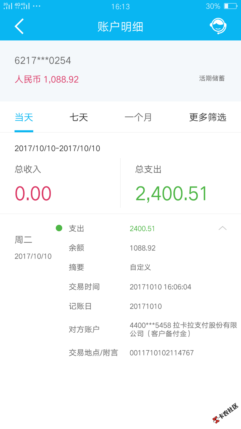 急急急，这是什么东西扣的啊。拉卡拉没有申请过啊。这是什么口子拉卡拉扣钱 ...97 / 作者:迷迷迷茫 / 