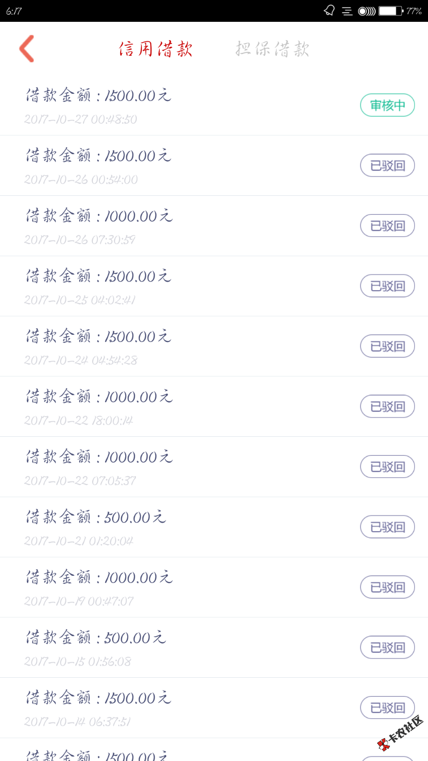 这是稳稳的拒了吗？99 / 作者:网贷小菜鸟 / 