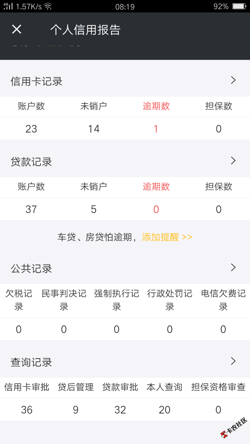 大神们，这样的征信黑？74 / 作者:刘伟荣 / 