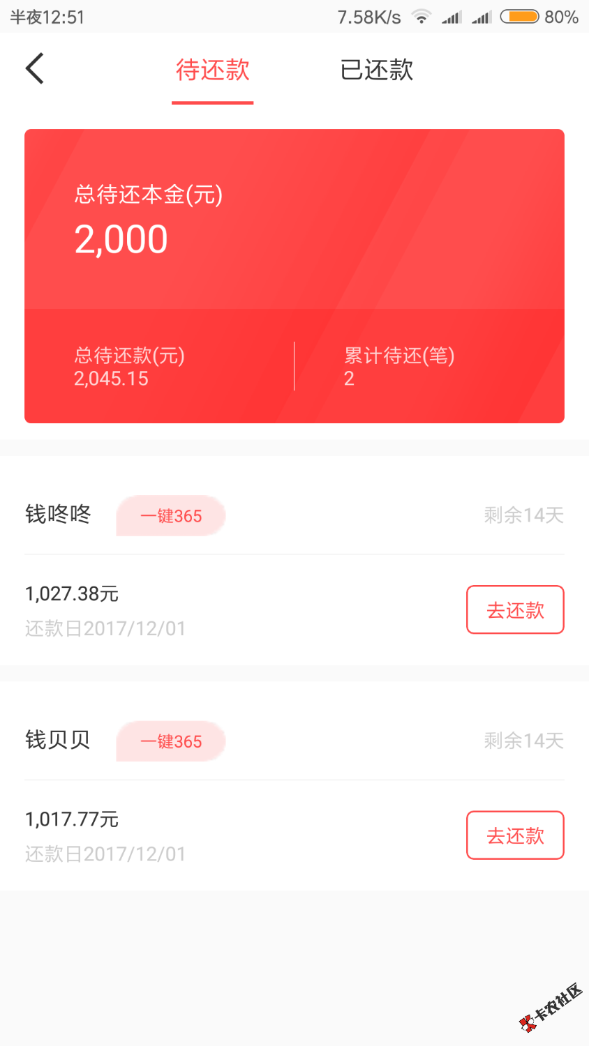哎，好东西要分享，你们申请的时候一千一千的申请，我什么都黑了 ...77 / 作者:用微笑 / 