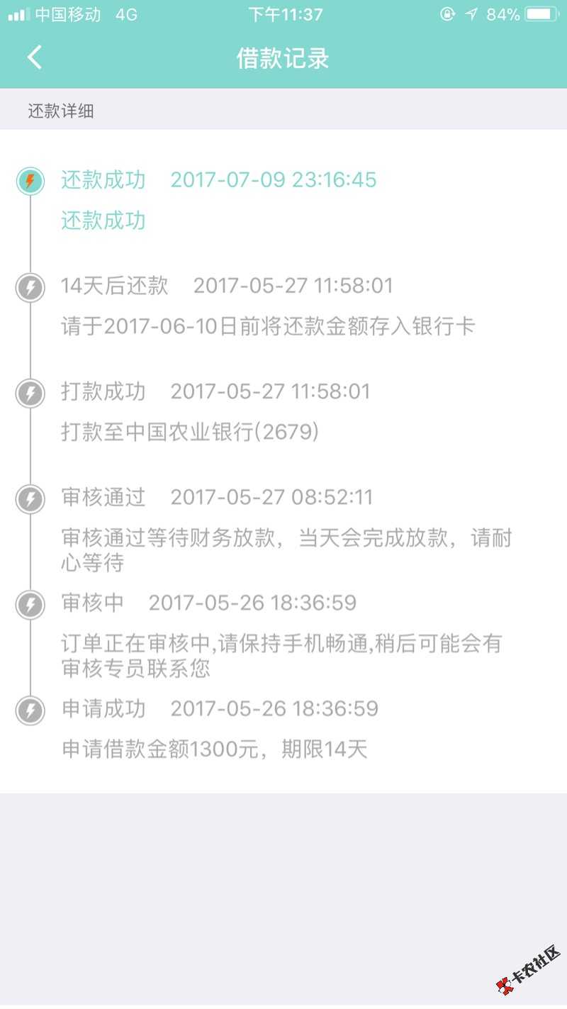 51闪电贷逾期一天，套路不62 / 作者:好运归来 / 