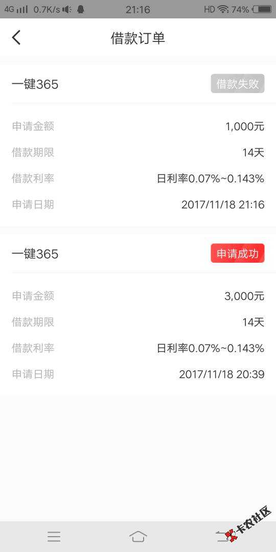 抱着试试心态，借365是真的13 / 作者:耍帅的帅哥 / 