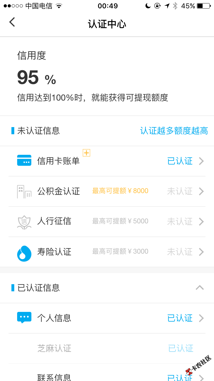 快分期怎么才能认证到100%呀，没有公积金怎么办31 / 作者:花钱快 / 