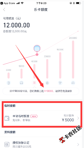 分期乐下款的在还款的老哥看这里   点击提额+强开87 / 作者:卡农圈 / 
