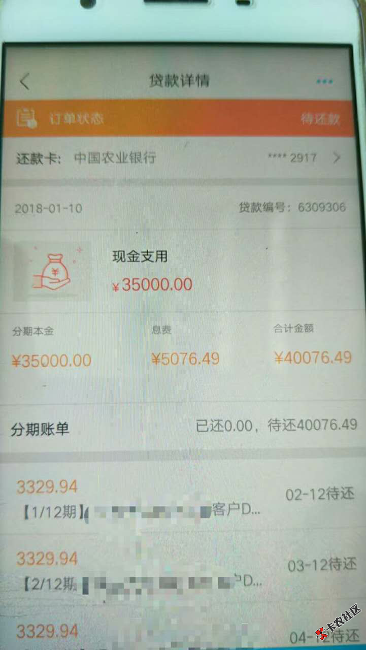 近期大额口子下款汇总，你我贷、乐贷款、恒易贷....等...32 / 作者:卡农110 / 