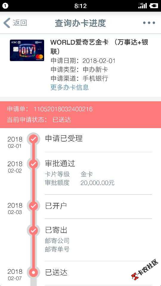 刚刚了解，工商生肖卡额度都是1W以上，我有点担心凉凉，但是今天给我打了电 ...68 / 作者:A小严 / 