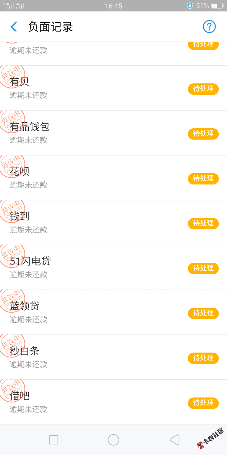 支付宝负面记录，我刚刚打电话申诉，不知道有没有用。 ...93 / 作者:小勇0098 / 