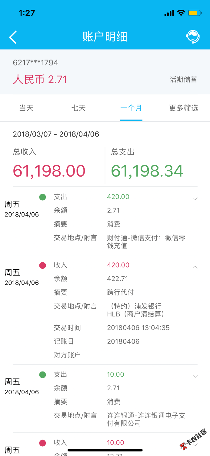撸了个500的小口子。到手42074 / 作者:南杞丶 / 
