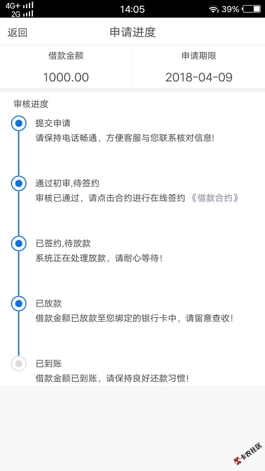 周贷宝，已签约，待放款的进来97 / 作者:我才是成风 / 
