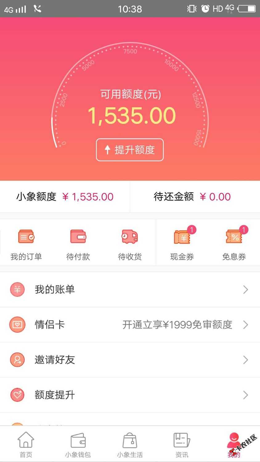 小象优品有额度审核不通过，那给了有何用？35 / 作者:花止爱888 / 