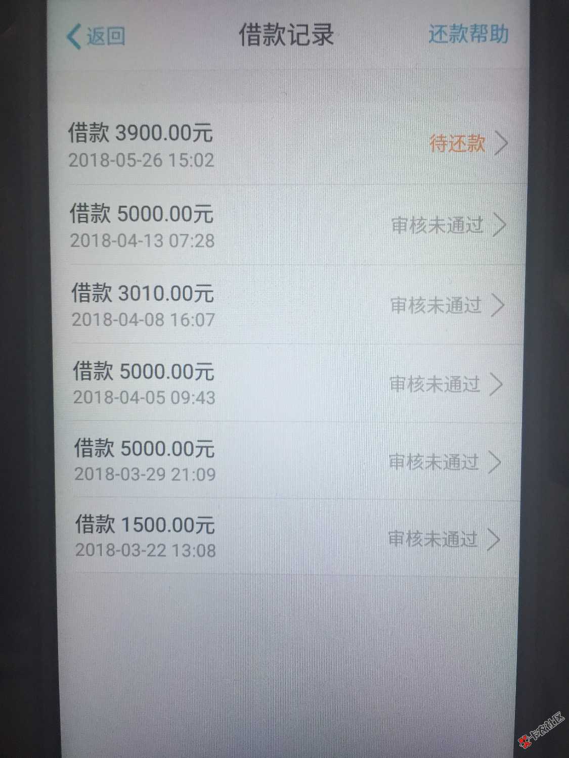 大白钱包居然下款了，是在放水，不喜勿骂，不喜勿骂吗？46 / 作者:来日方长jy / 