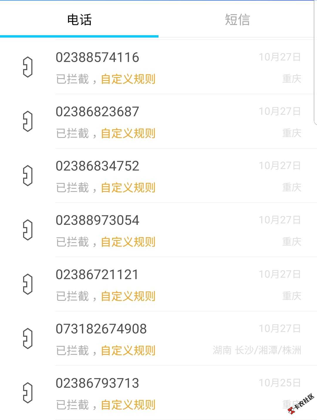 逾期个安逸花，每天023开头重庆电话打不停，属这个打得多，有一样的老哥吗: ...27 / 作者:九离° / 