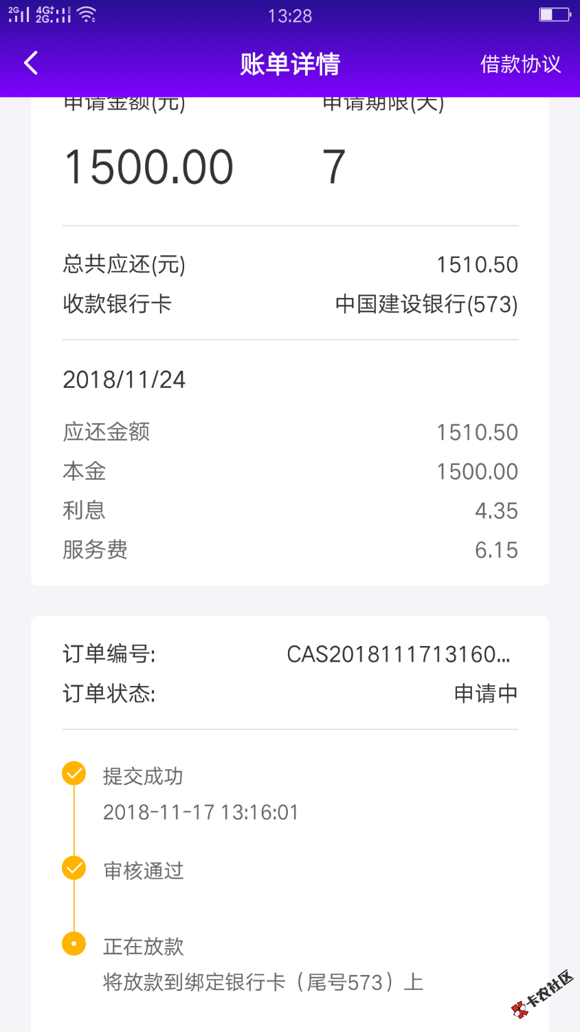 都申卡皇了啊！天天借款放款回访吧，刚刚居然过了28 / 作者:喵小咪1 / 