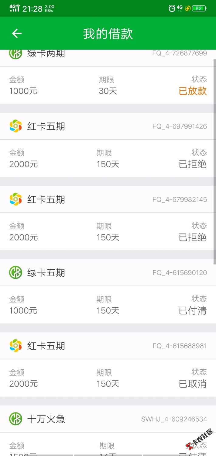现金巴士被拒的，你返回首页在申请一下，选择绿卡！前期交一个98元的费用 ...32 / 作者:湖州扛把子 / 
