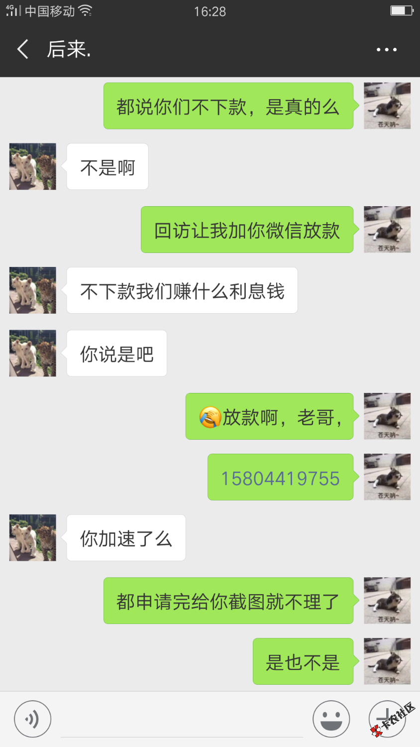 曝光贴:钱来了假口子，谁申请谁通过，通过以后加微信客服让你申 ...39 / 作者:燕子ღ / 