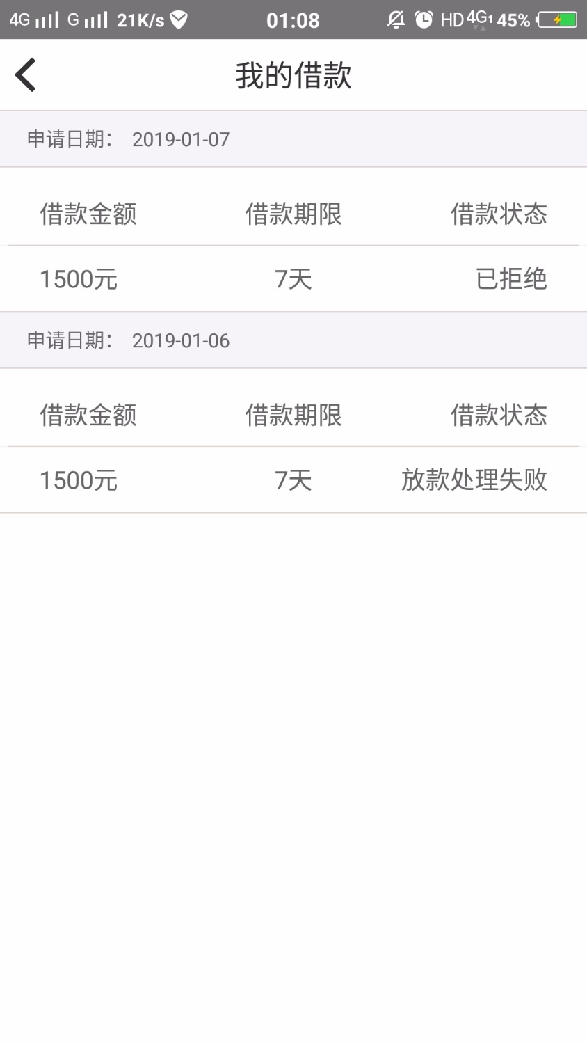 跟风速米贷二次小号贷，交了450前期刚刚上去放款失败，果断又推 ...56 / 作者:镜衶仙 / 