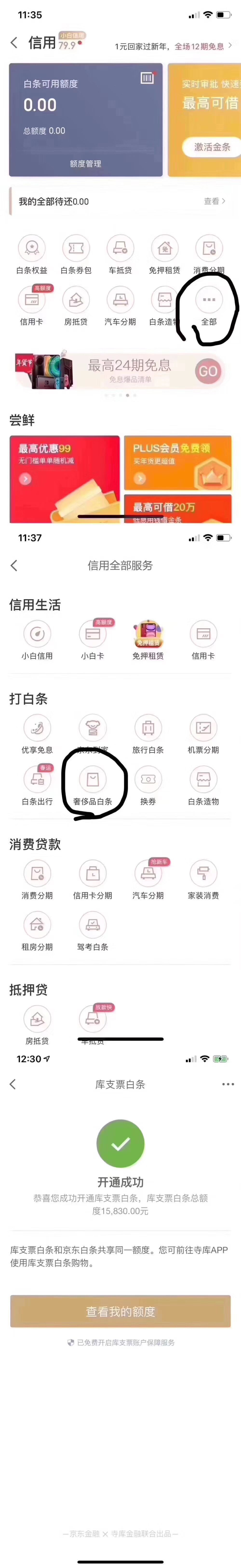 【口子行情】1月6日  热炒京东暴力提额方法16 / 作者:卡农桃夭夭 / 