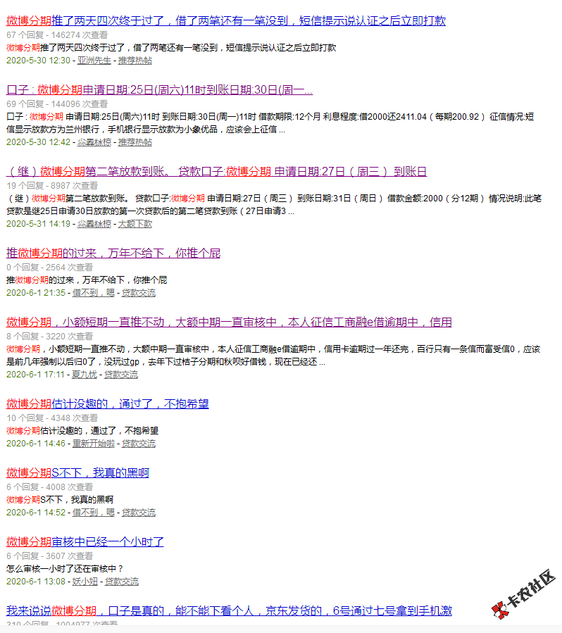 新一期贷款评测来了，下款参与贷款评测拿现金！54 / 作者:飞泉鸣月 / 