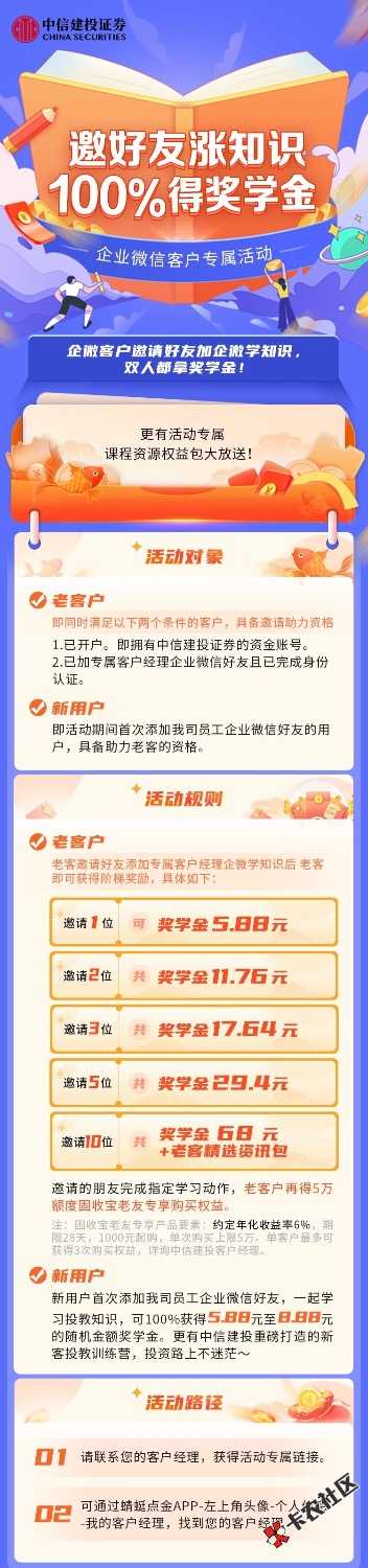 中信建投新一期学知识涨知识，自测100 / 作者:启明修行者 / 