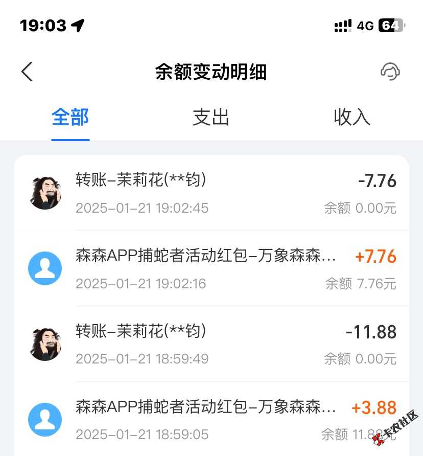 森森今天中午的到账了88 / 作者:一人烈酒 / 