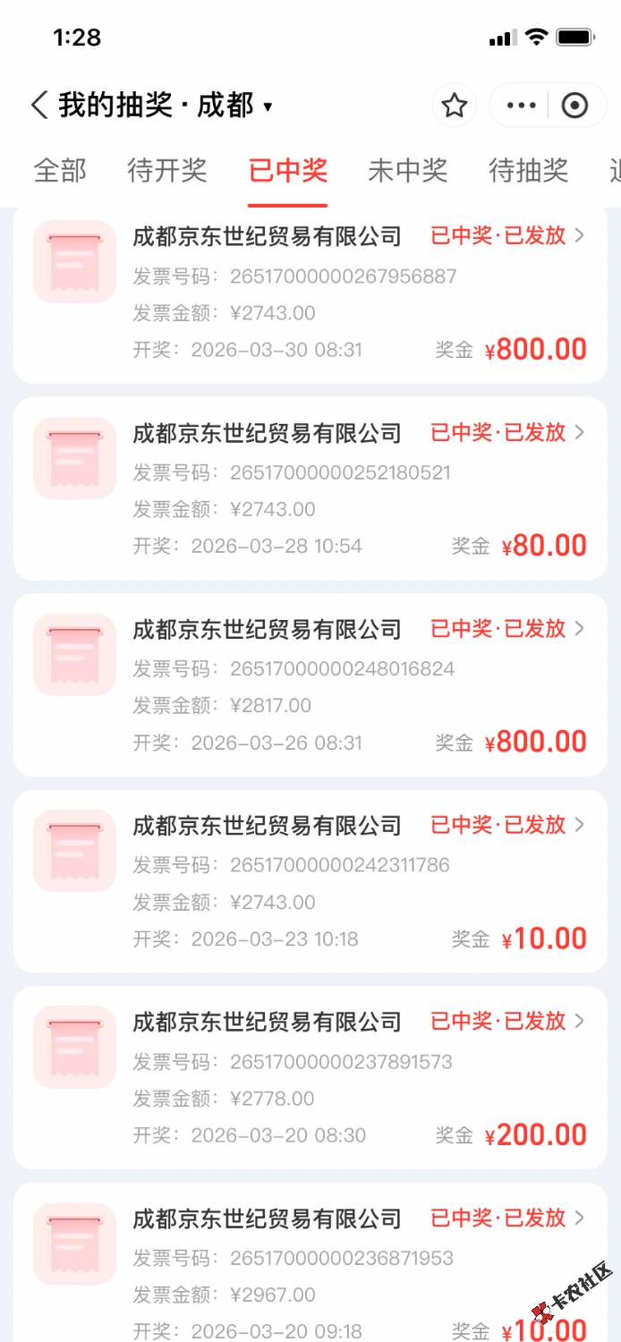 三户京东，抖音，云闪付，一共抽奖27次，就中了一个50？？？？气的我10块的全部退了

61 / 作者:吉川富 / 